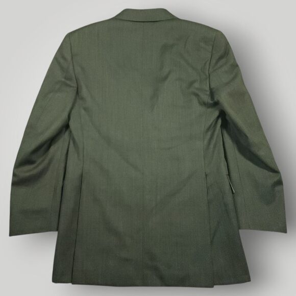 Hickey Freeman Blazer Sport Coat Mens 36R Lindsey Worsted Wool Birdseye USA - Picture 3 of 10